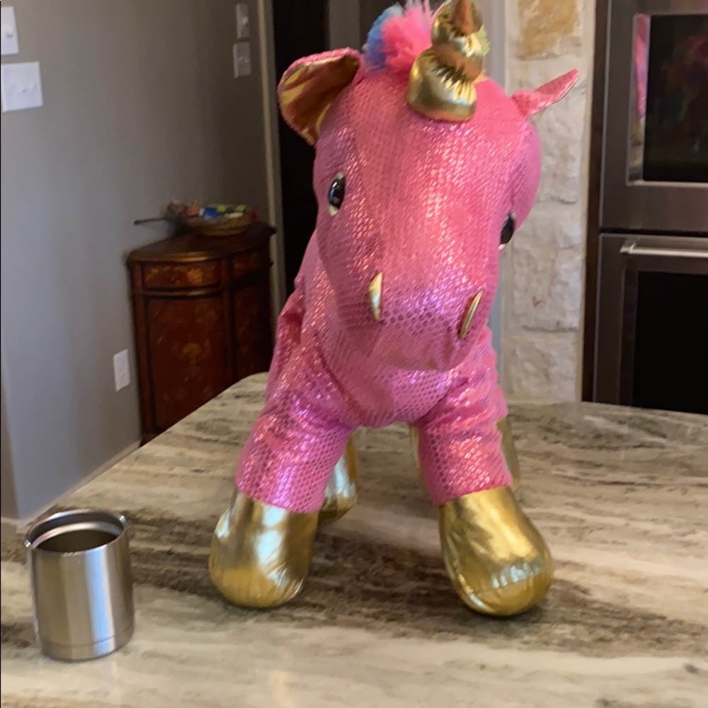 Large soft stuffed unicorn